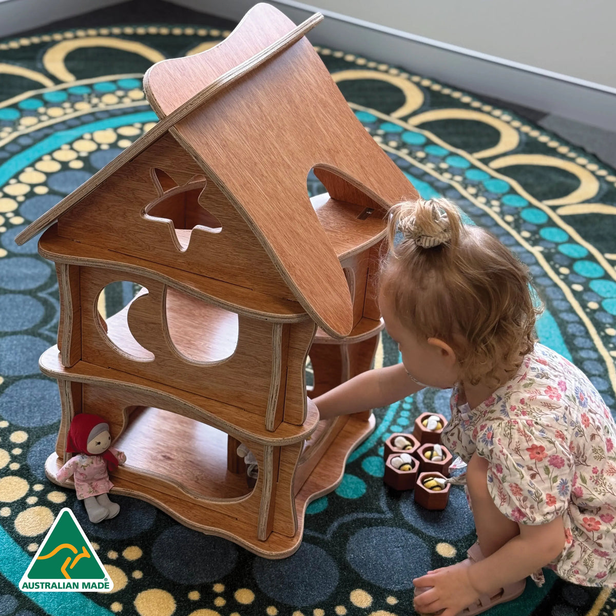 Dreamy Dolls House — Australian-made wooden dolls house for early childhood imaginative play