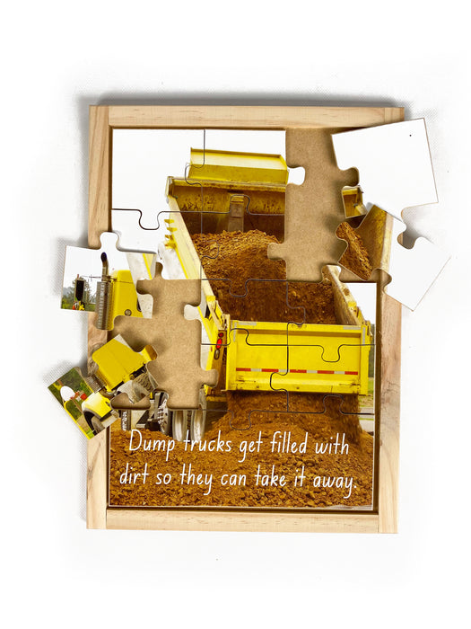 Dump Truck Wooden Puzzle