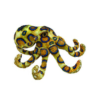 Eco Blue Ring Octopus - Printed