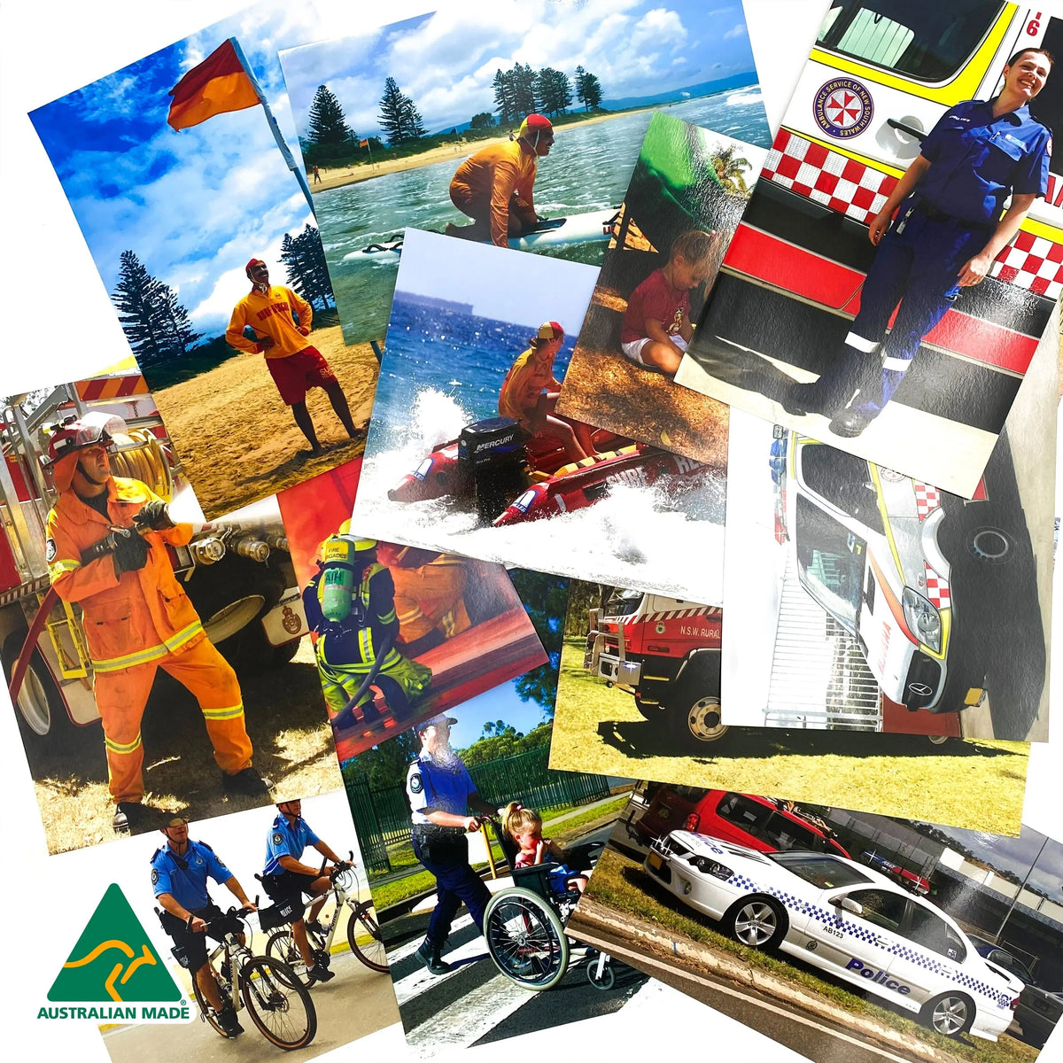 Emergency Services Poster Pack — educational classroom resource — Australian-made by Education National, ages 3+
