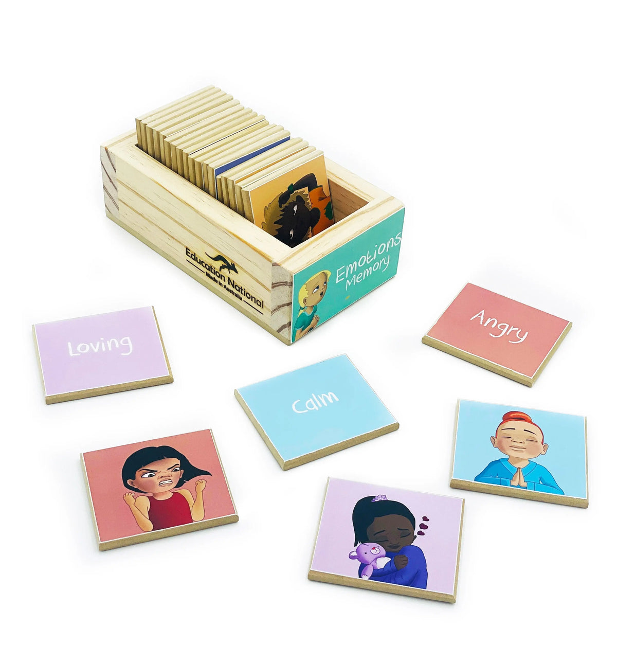 Emotions Memory Game — Australian-made emotion-recognition memory game for early childhood classrooms