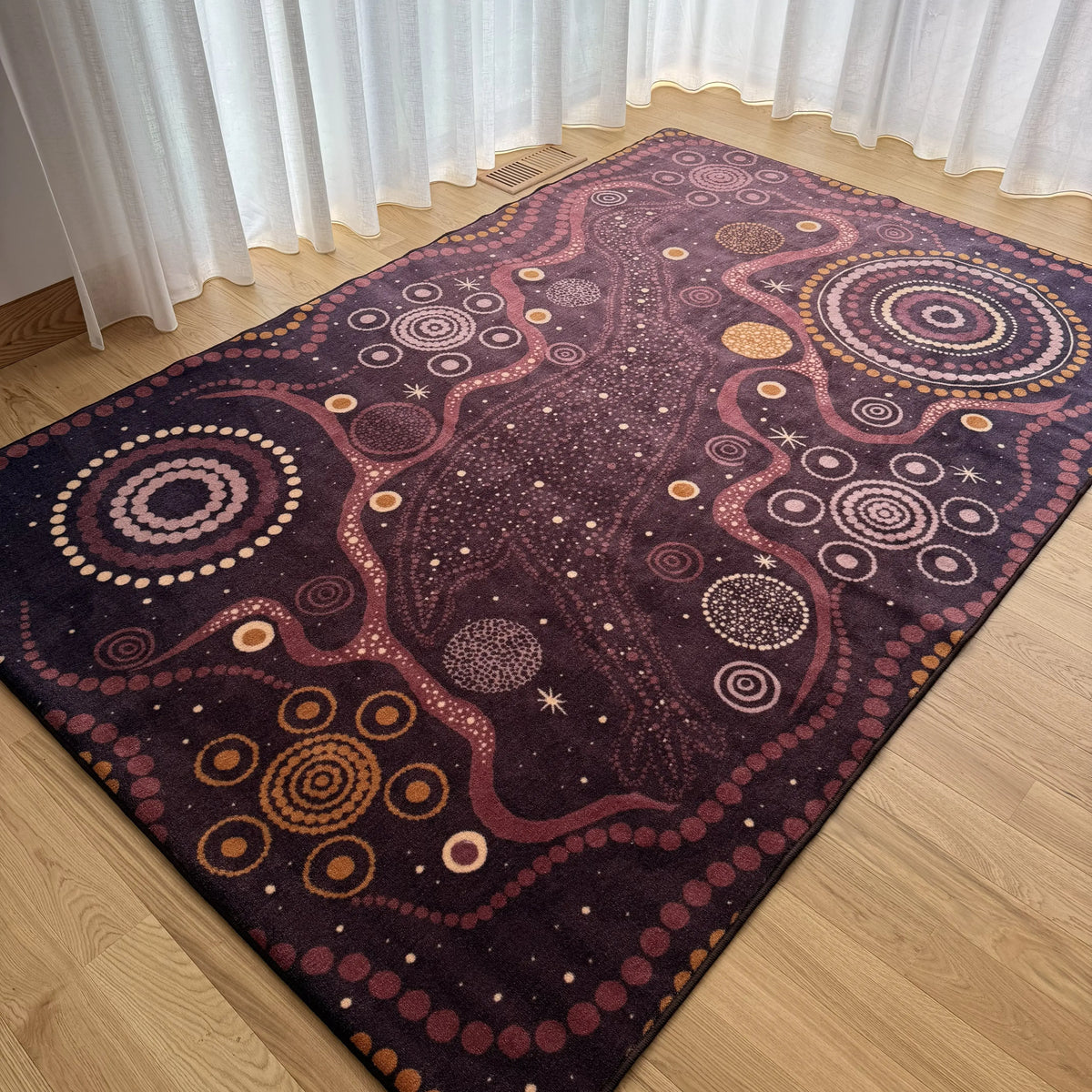 Emu in the Sky Rug — second alternative view