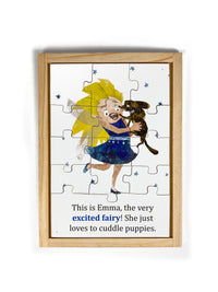 Excited Emotional Fairies Large Story Puzzle