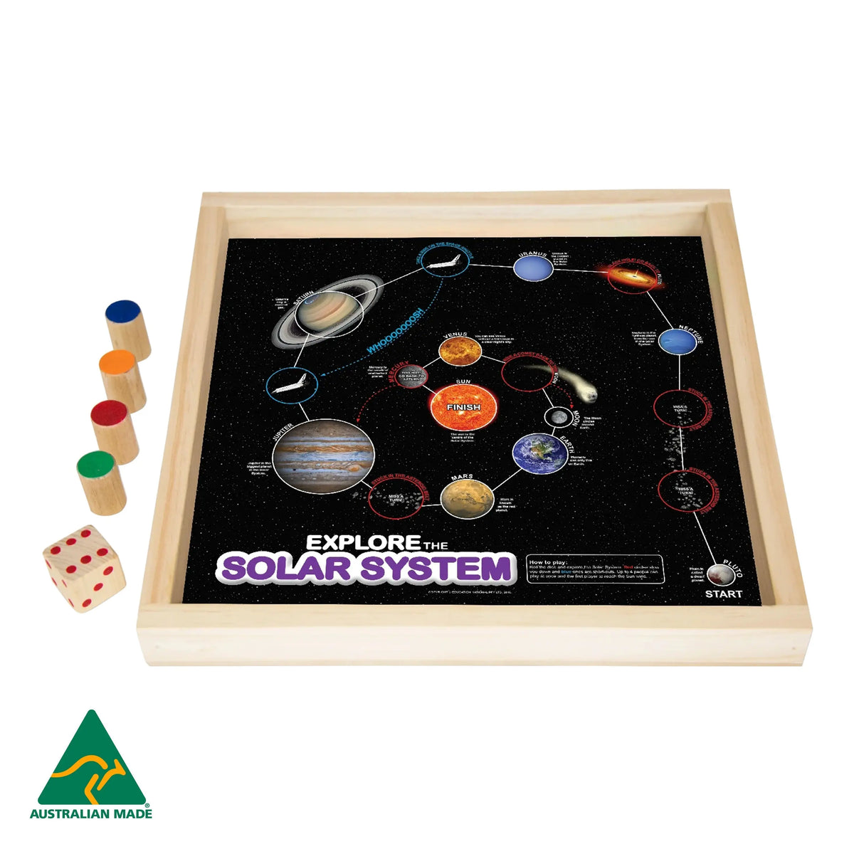 Explore the Solar System Game — Australian-made educational solar system board game for early childhood