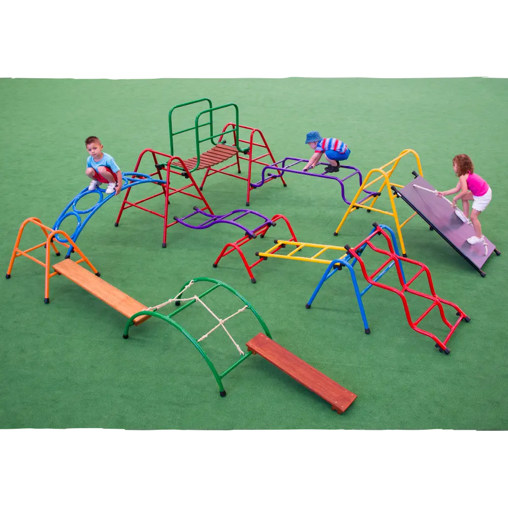 Extra Large Playset — Australian-made wooden outdoor climbing frame playset for early childhood centres