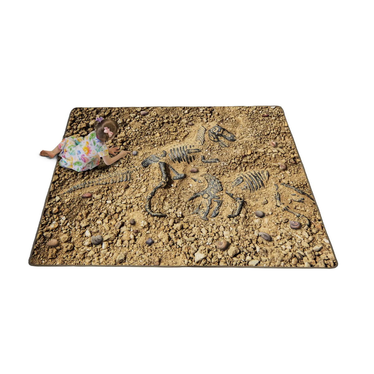 Fossil Finder Rug — classroom rug for early childhood — Australian-made, ages 3+