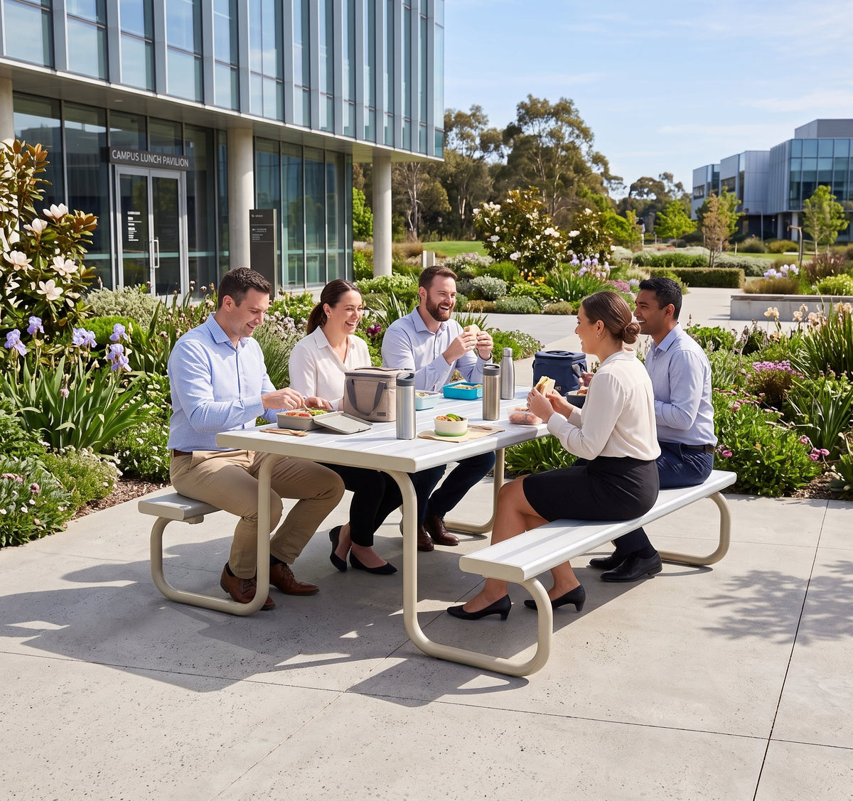 Aluminium Top Picnic Table - Primary