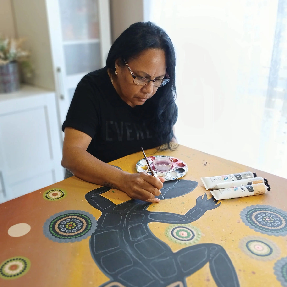 Indigenous Goanna Bookshelf — sixth alternative view