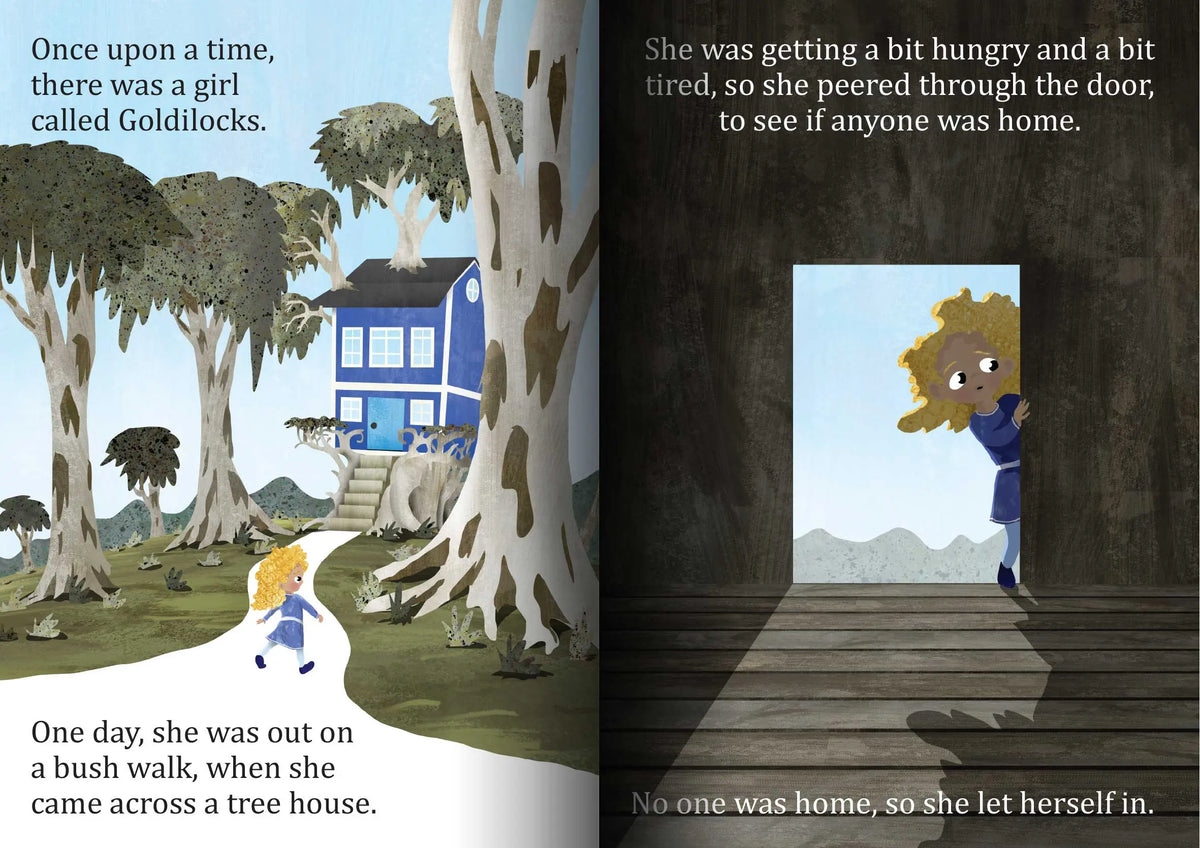 Goldilocks and the Three Koalas Big Book — alternative view