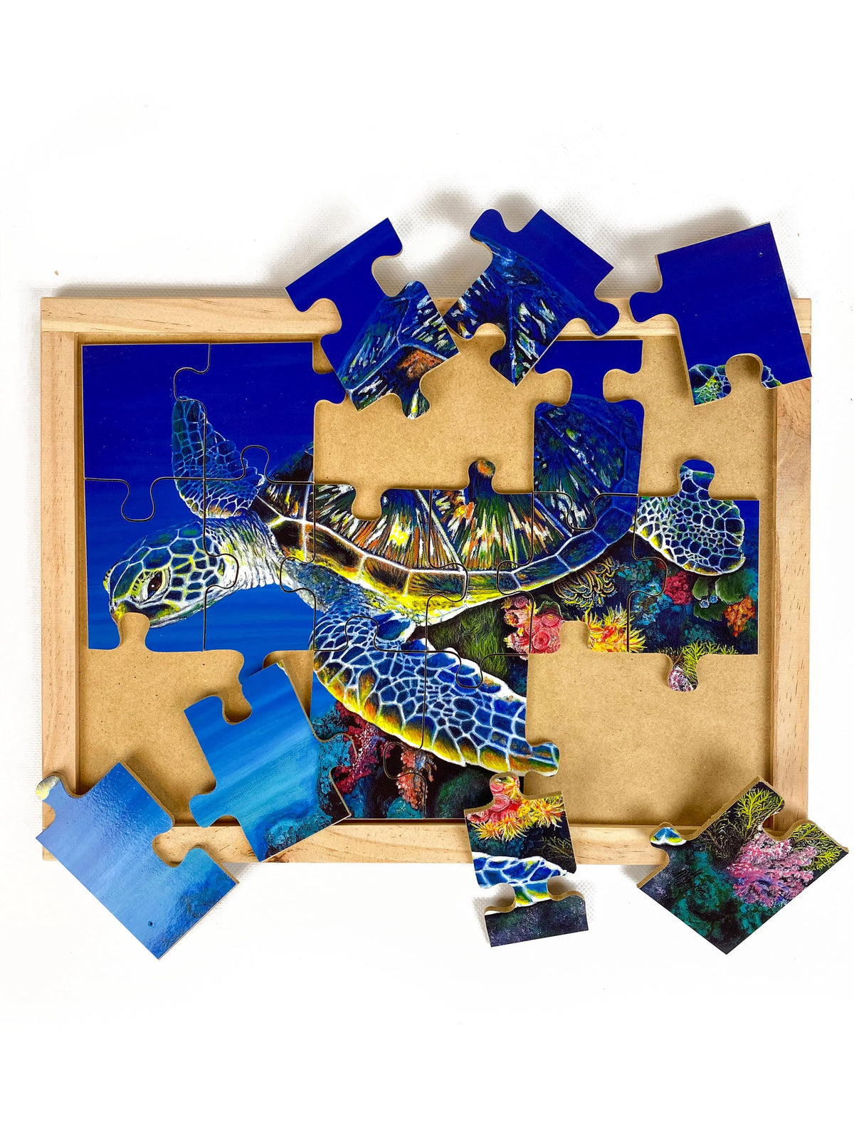 Green Sea Turtle Puzzle — alternative view