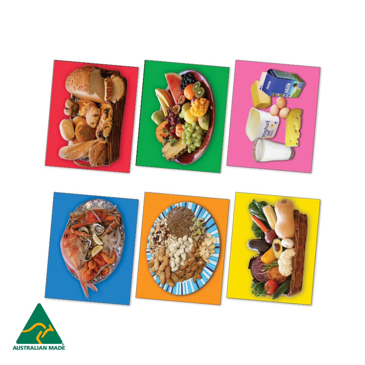 Healthy Food Poster Pack — educational classroom resource — Australian-made by Education National, ages 3+