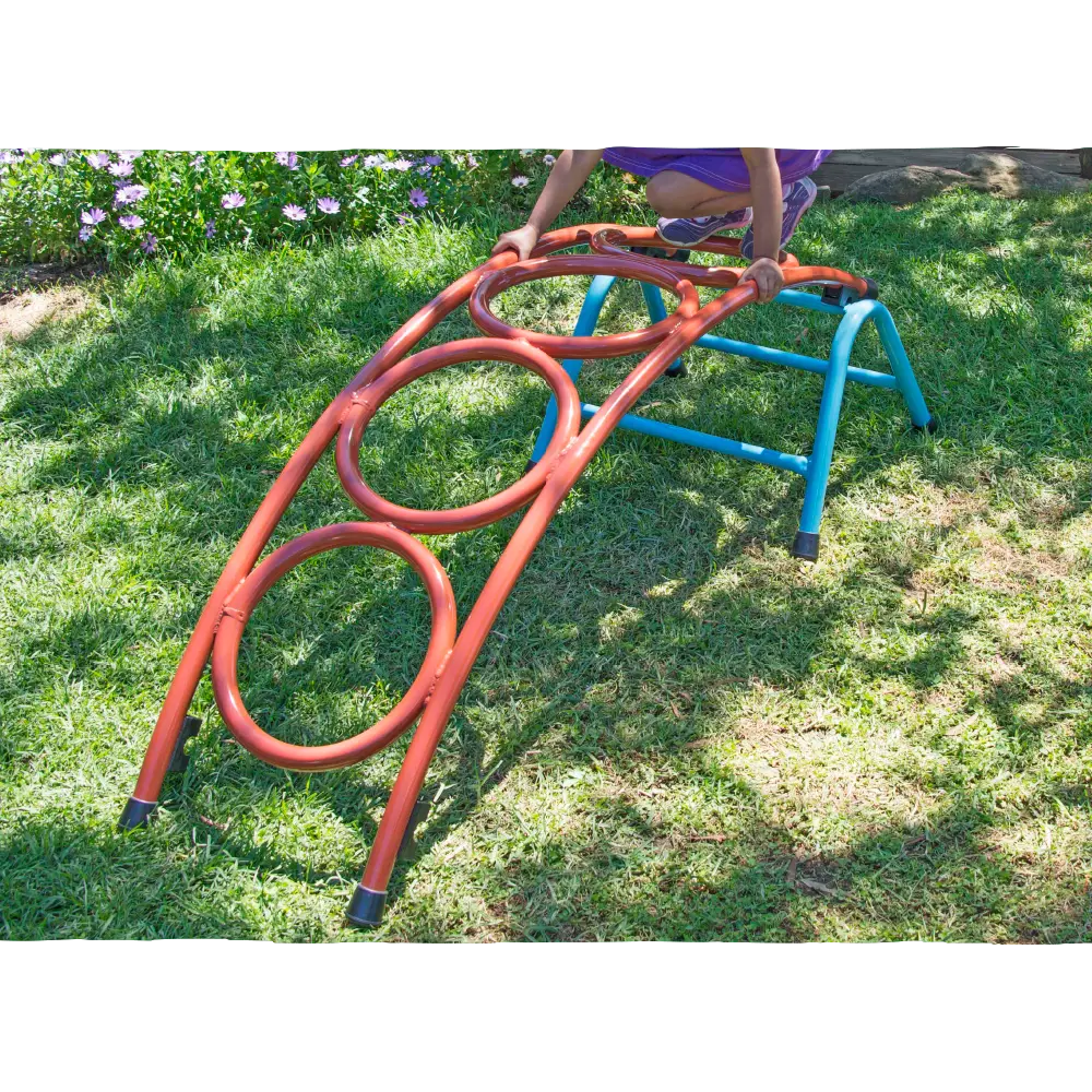 Hooper Dooper — Australian-made wooden hoop climbing frame attachment for early childhood gross motor