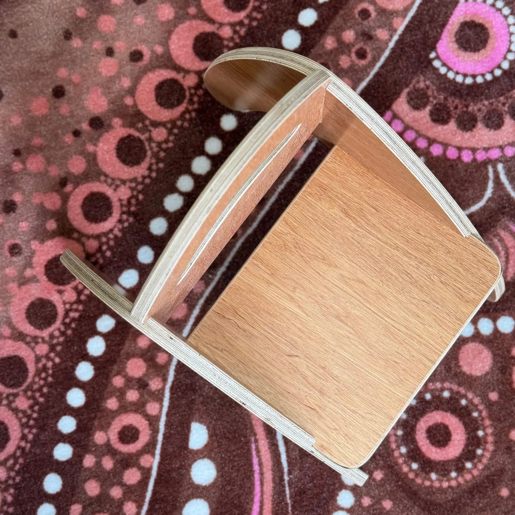 Boomerang Classroom Chair — angled view