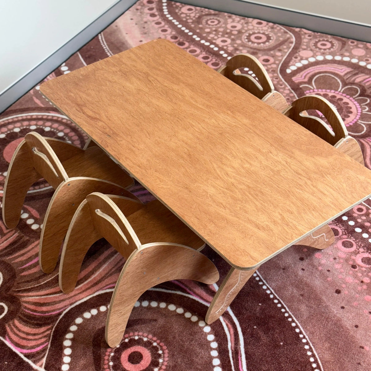 Boomerang Classroom Table — additional classroom setting view