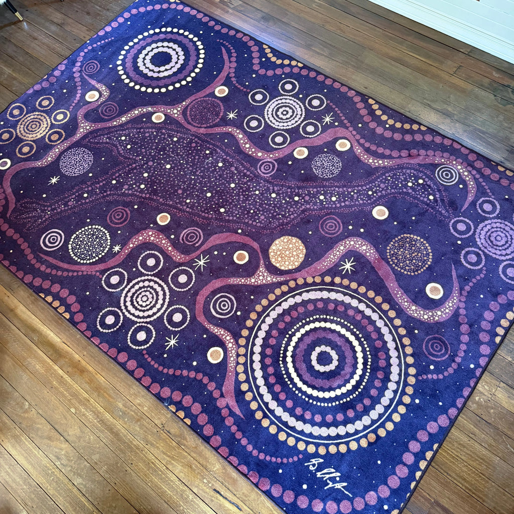 Emu in the Sky Rug — fourth alternative view