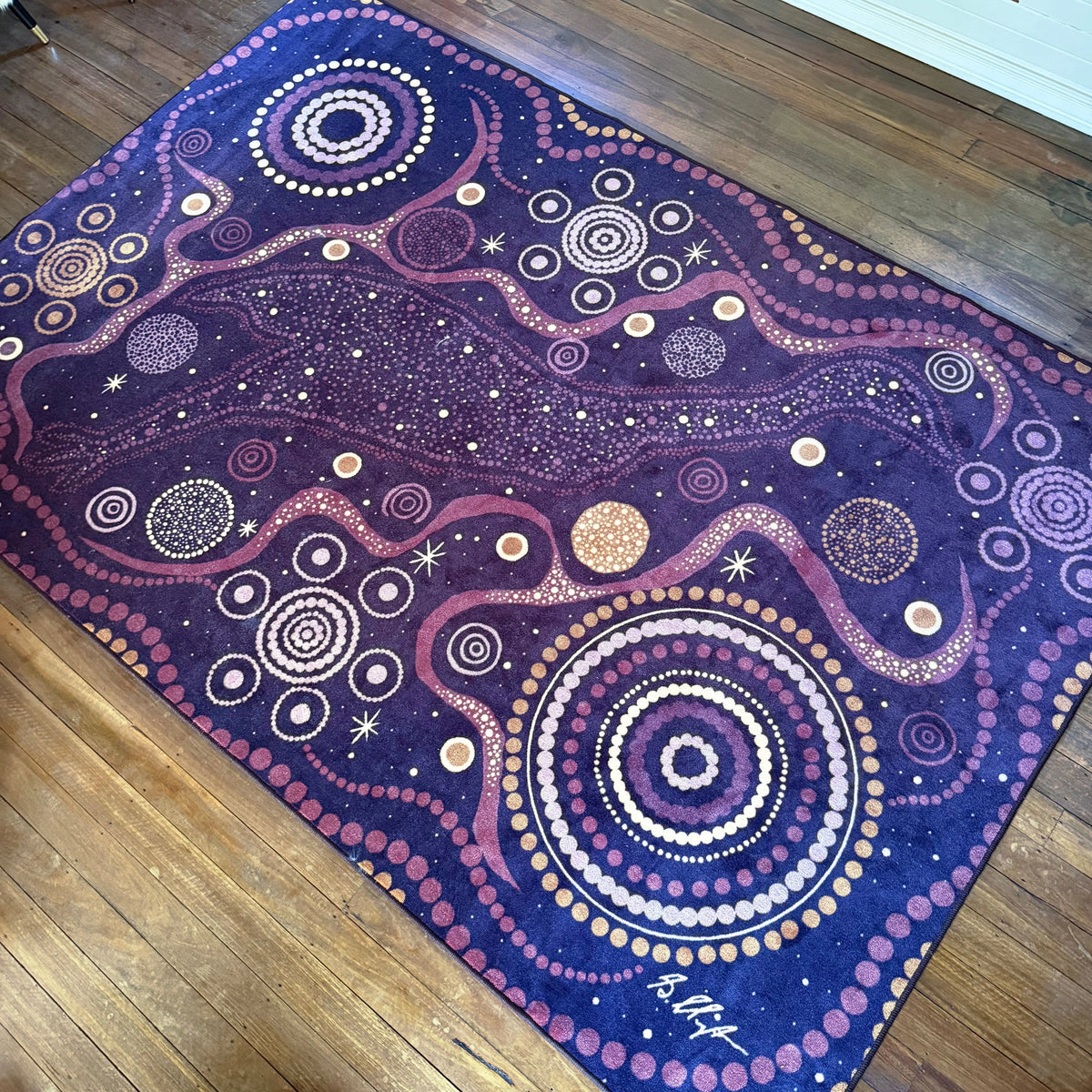 Emu in the Sky Rug — fourth alternative view