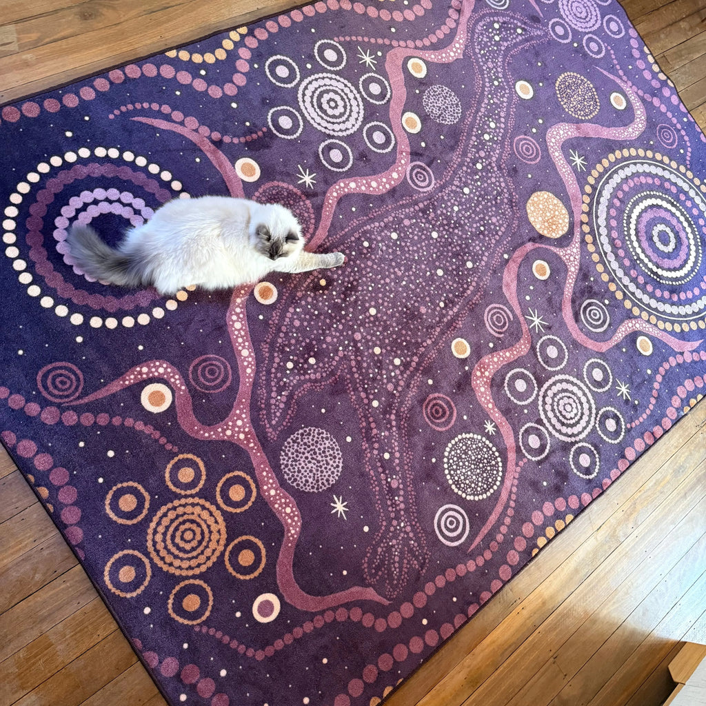 Emu in the Sky Rug — fifth alternative view