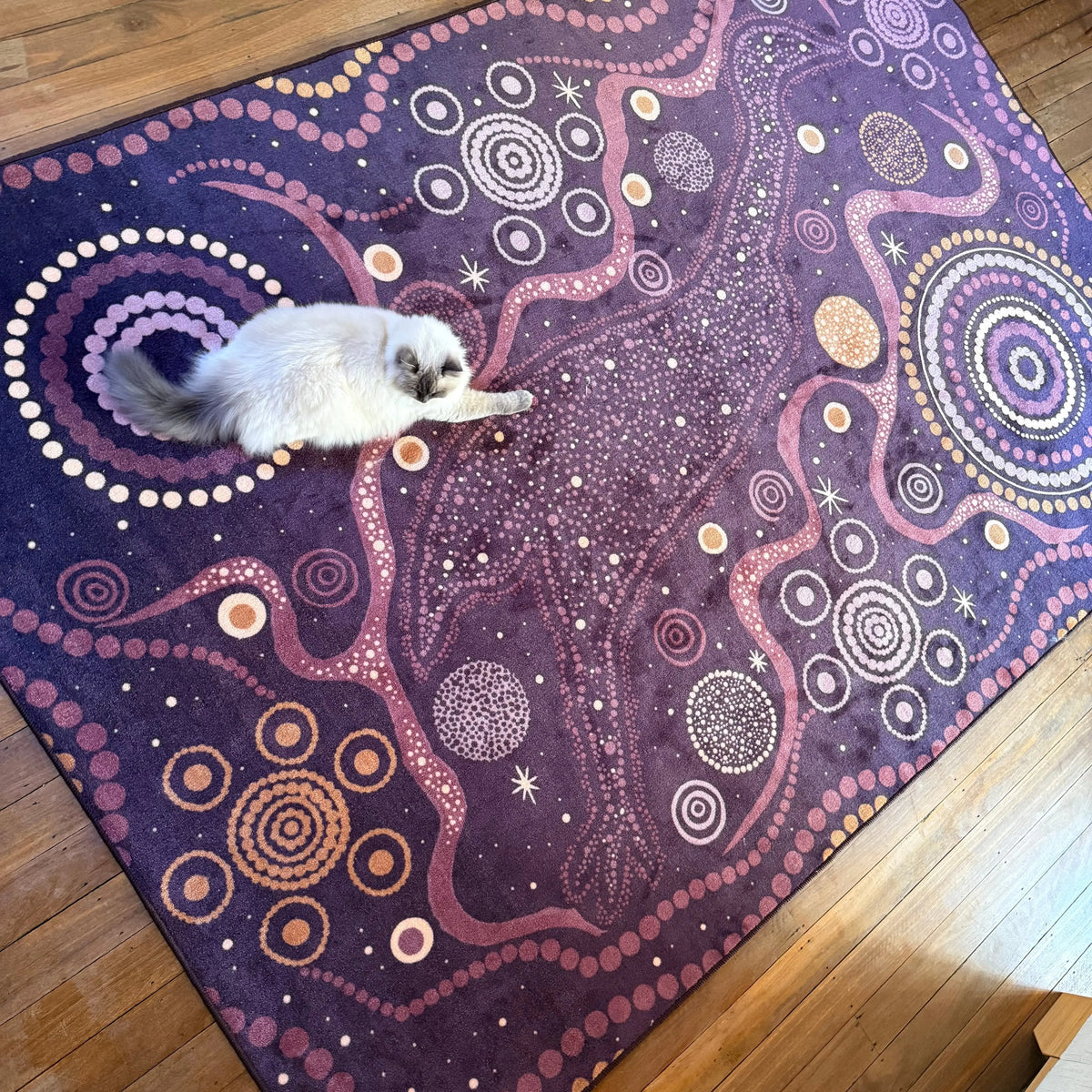Emu in the Sky Rug — fifth alternative view