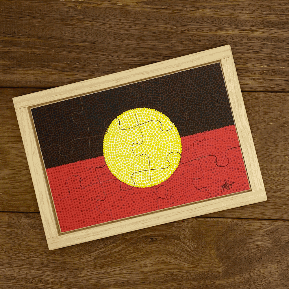 Australian Indigenous Flag Puzzles Education National