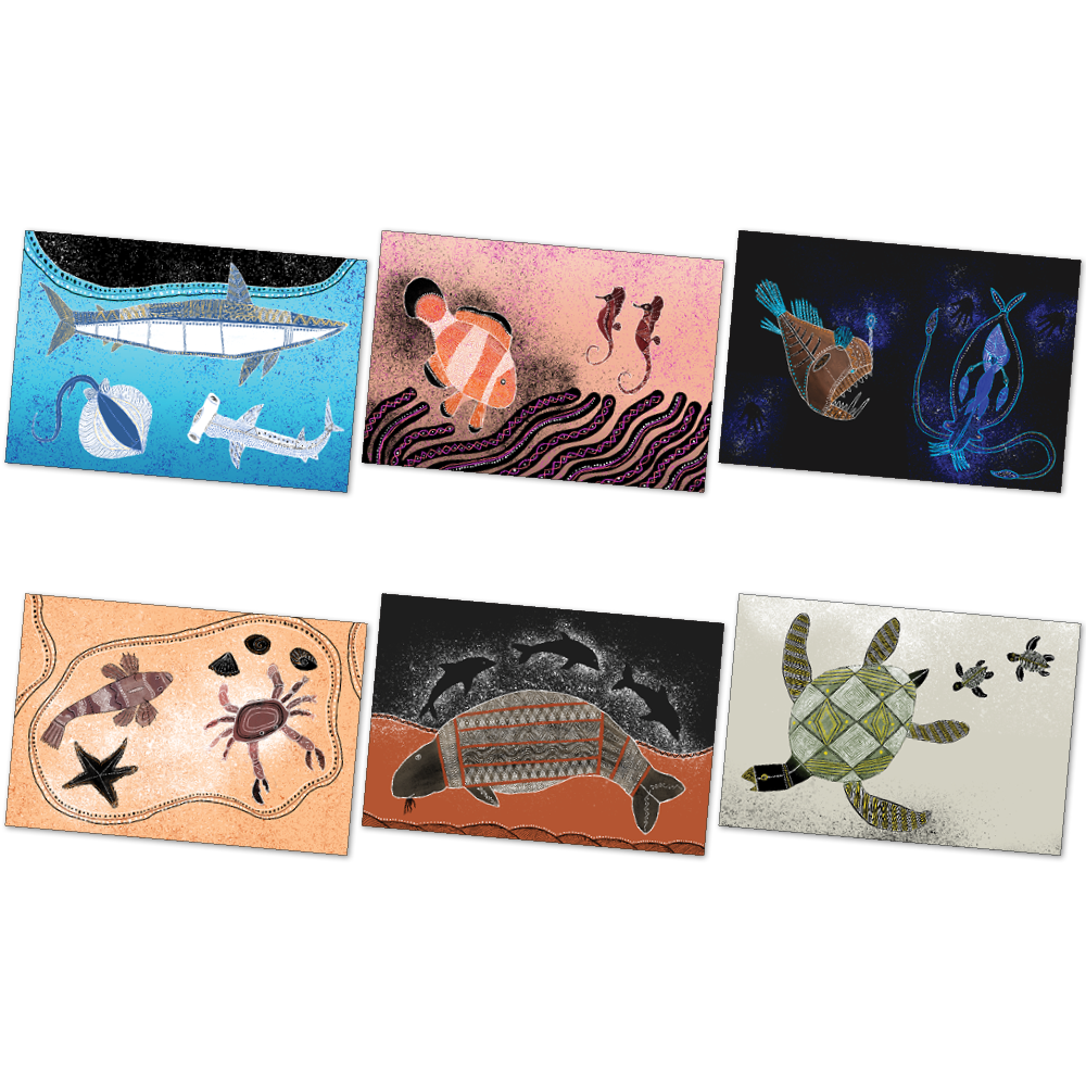 Indigenous Sea Creatures Poster Pack