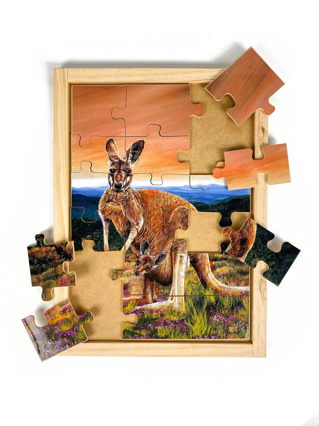 Kangaroo Puzzle — alternative view