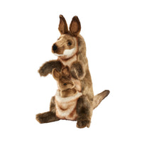 Kangaroo and Joey Puppet 29cm