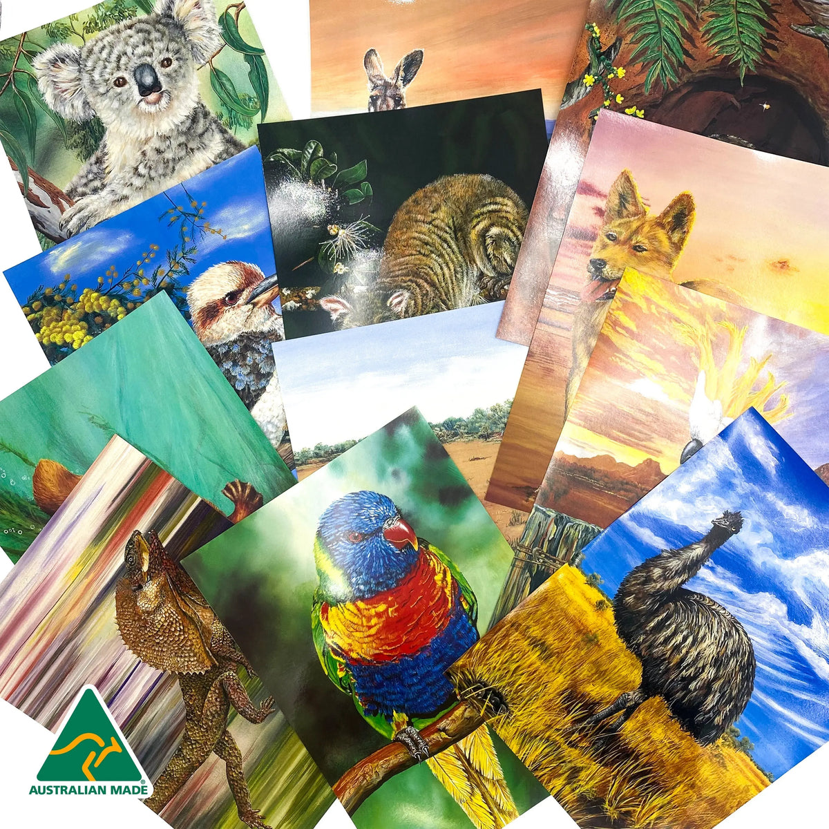 Large Australian Animals Poster Pack — educational classroom resource — Australian-made by Education National, ages 3+