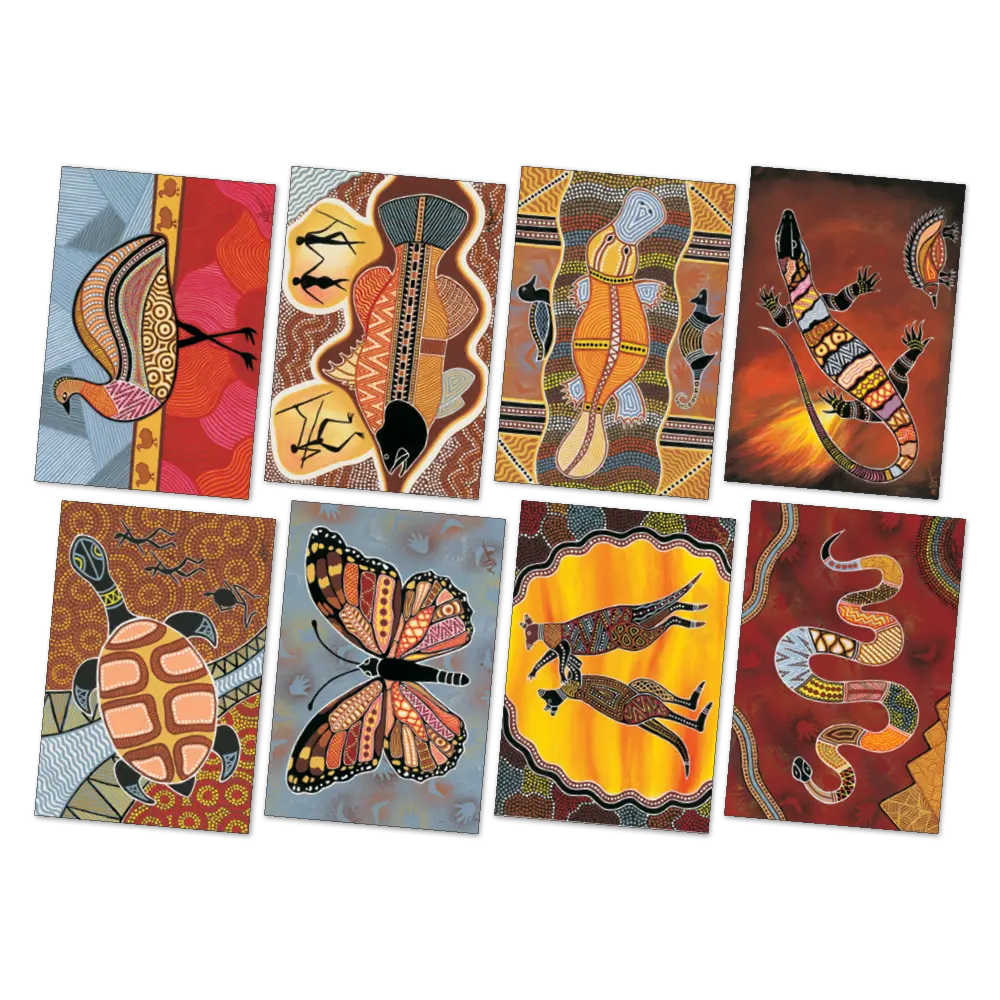 Large Aboriginal Art Poster Pack — alternative view