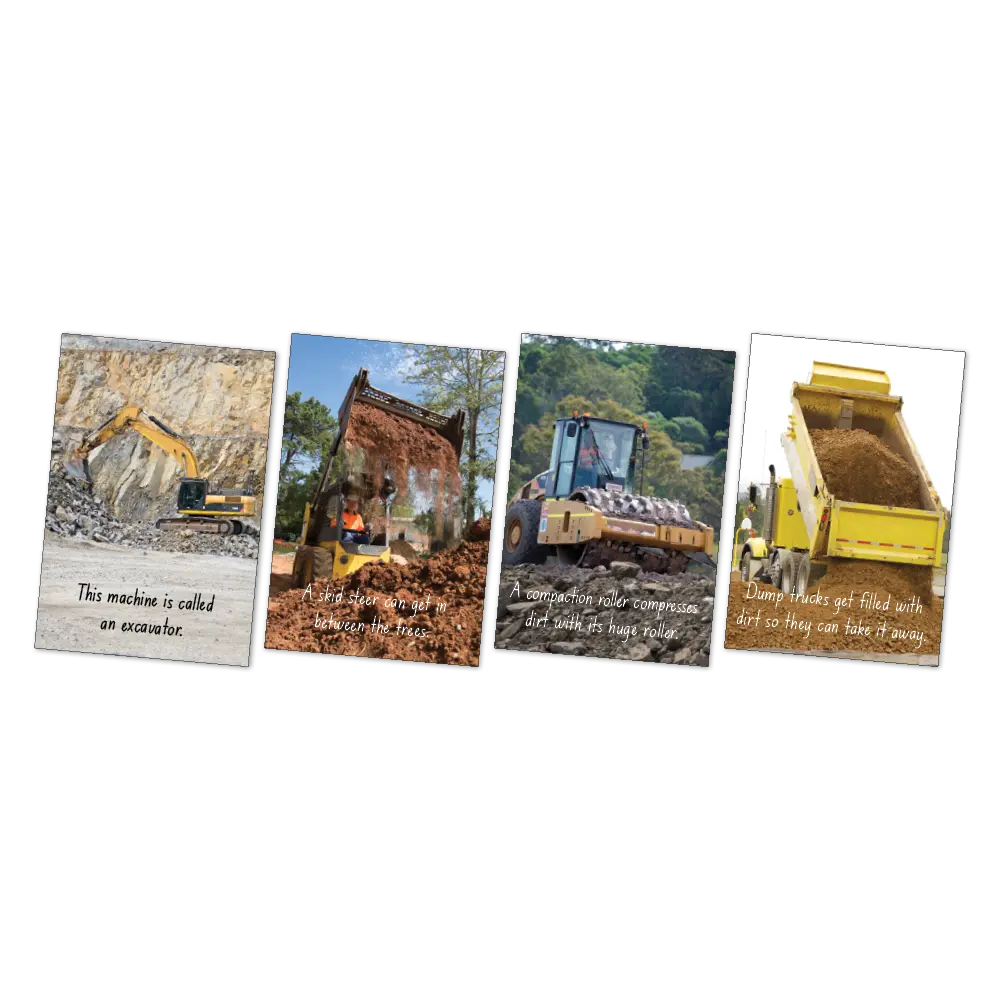 Large Diggers Poster Pack — educational classroom resource — Australian-made by Education National, ages 3+