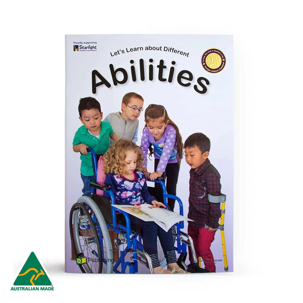 Let's Learn about Different Abilities Big Book — Australian-made educational big book for early childhood classrooms, ages 3+