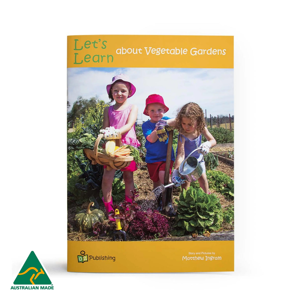 Let's Learn about Vegetable Gardens Big Book — Australian-made educational big book for early childhood classrooms, ages 3+