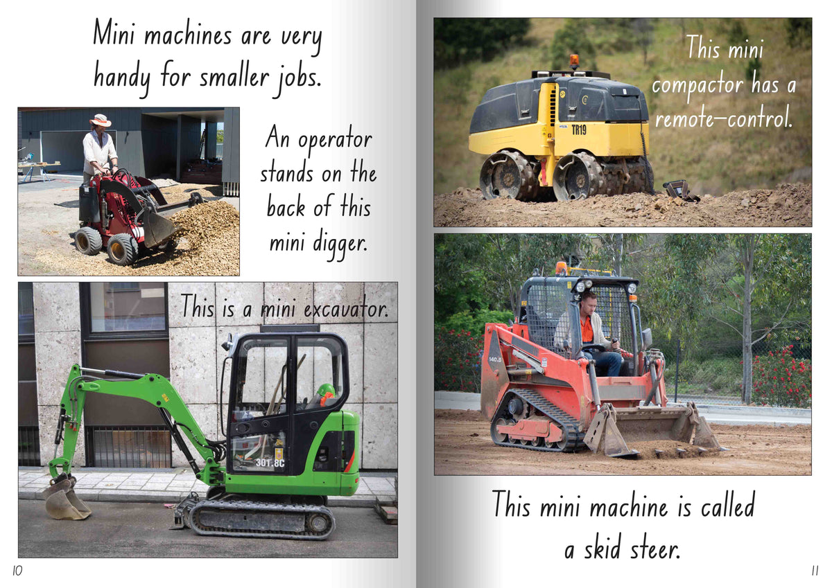 Let's Learn about Diggers and Dozers Big Book — additional view