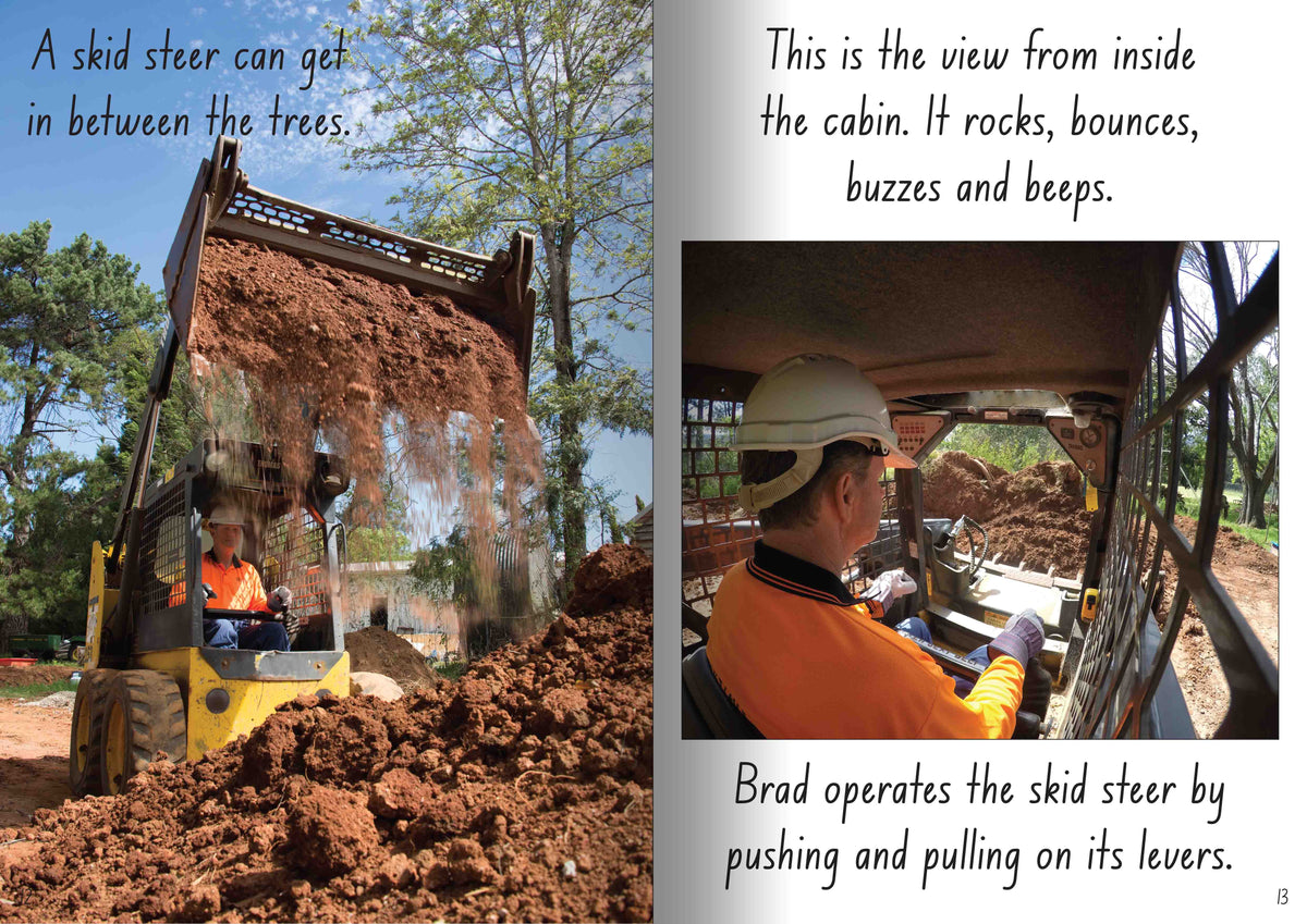 Let's Learn about Diggers and Dozers Big Book — view 4
