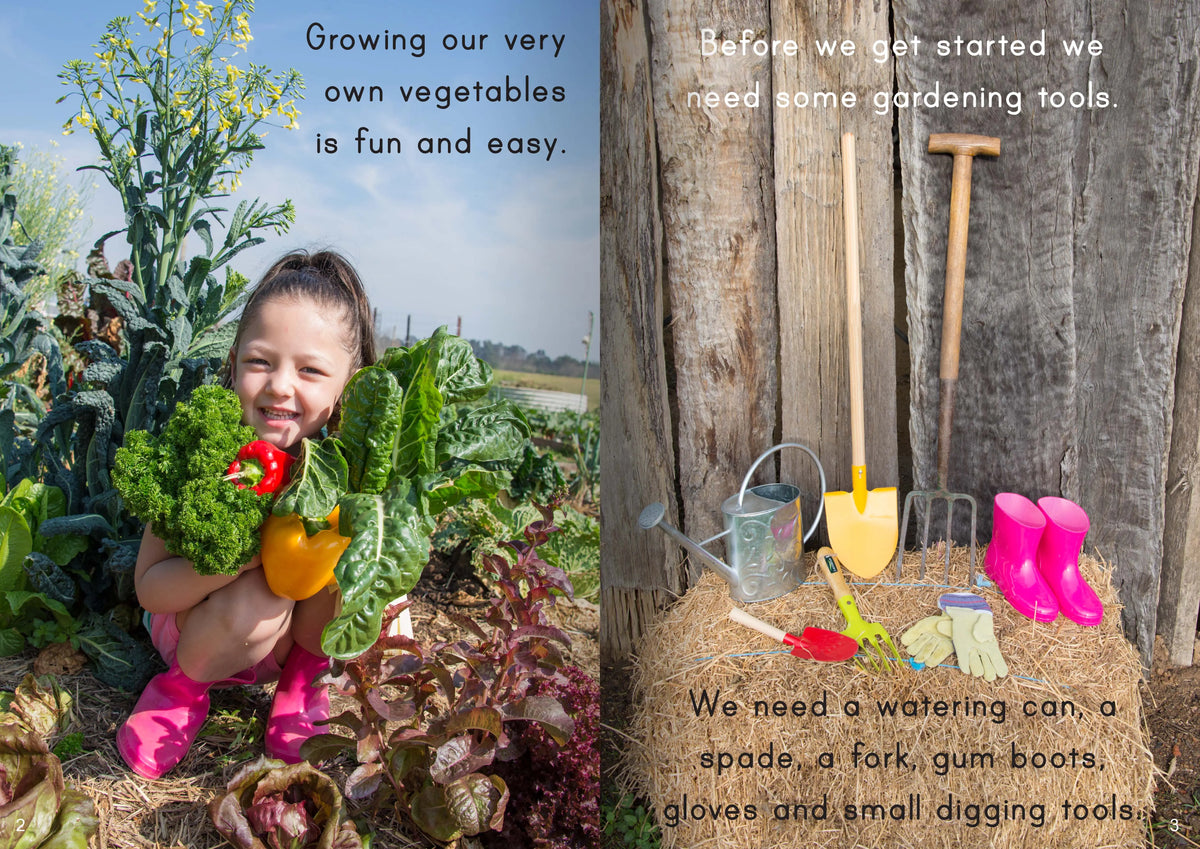 Let's Learn about Vegetable Gardens Big Book — alternative view