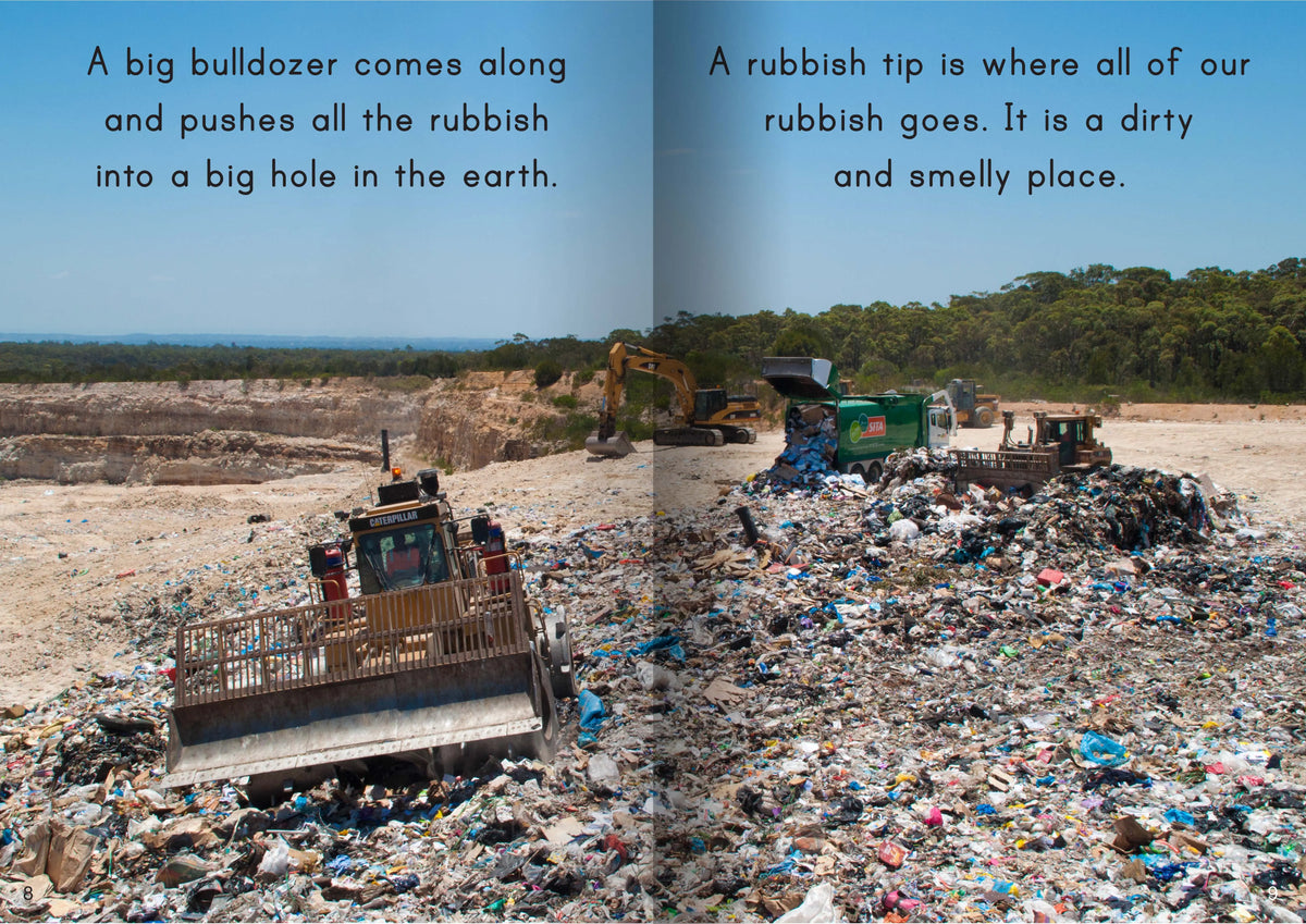 Let's Learn about where the Rubbish Goes Big Book — alternative view