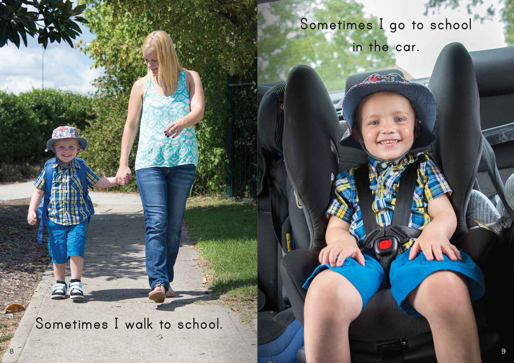 Let's Learn how I go to School Big Book — alternative view