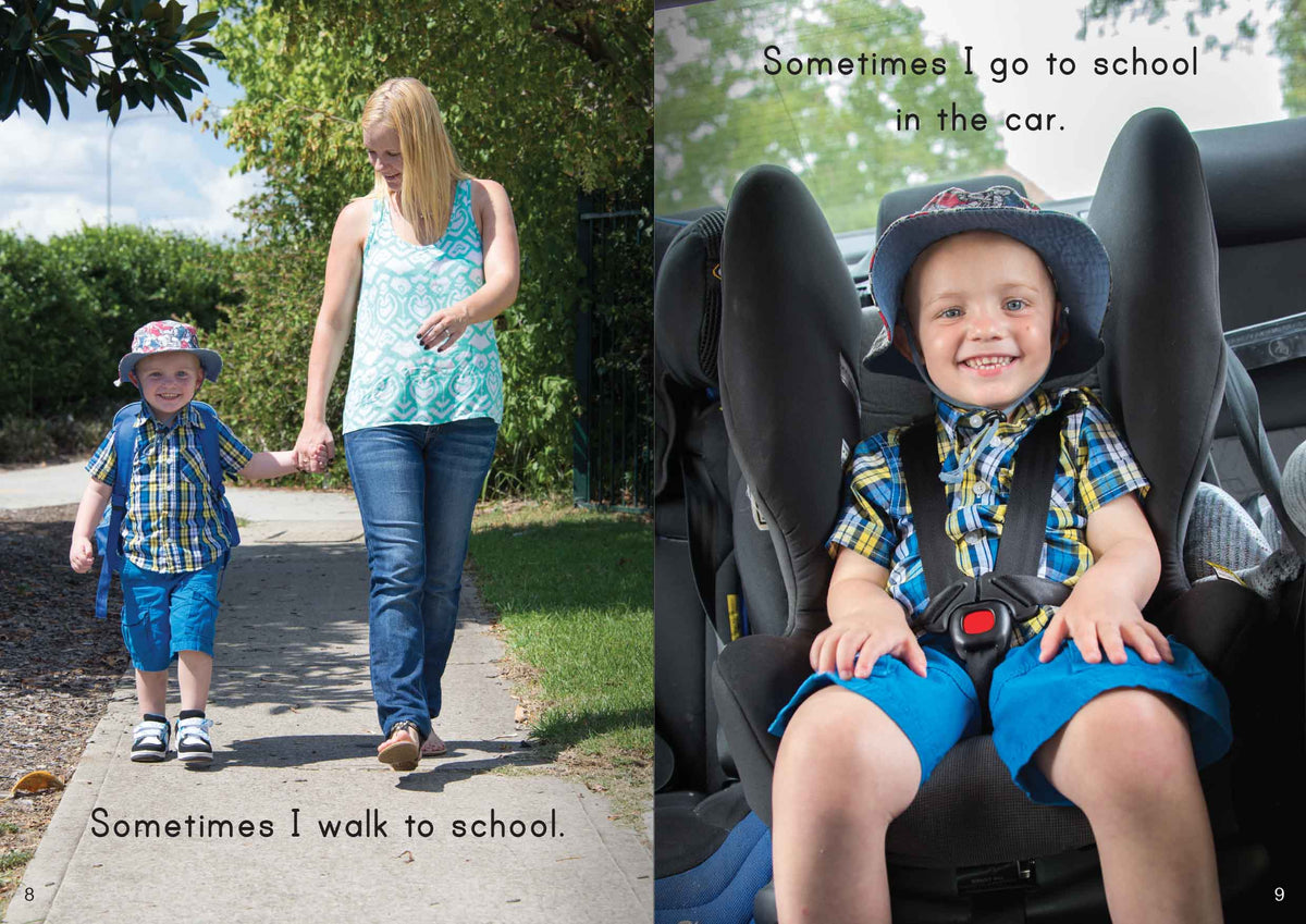 Let's Learn how I go to School Big Book — alternative view