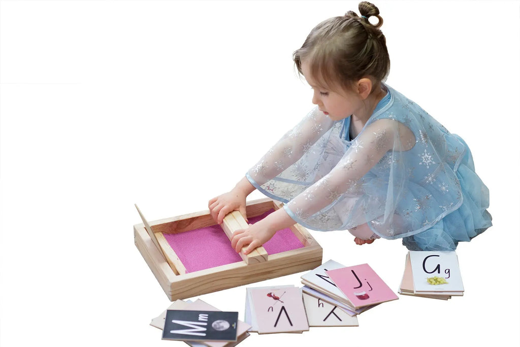 Letters and Numbers Sand drawing Game — alternative view