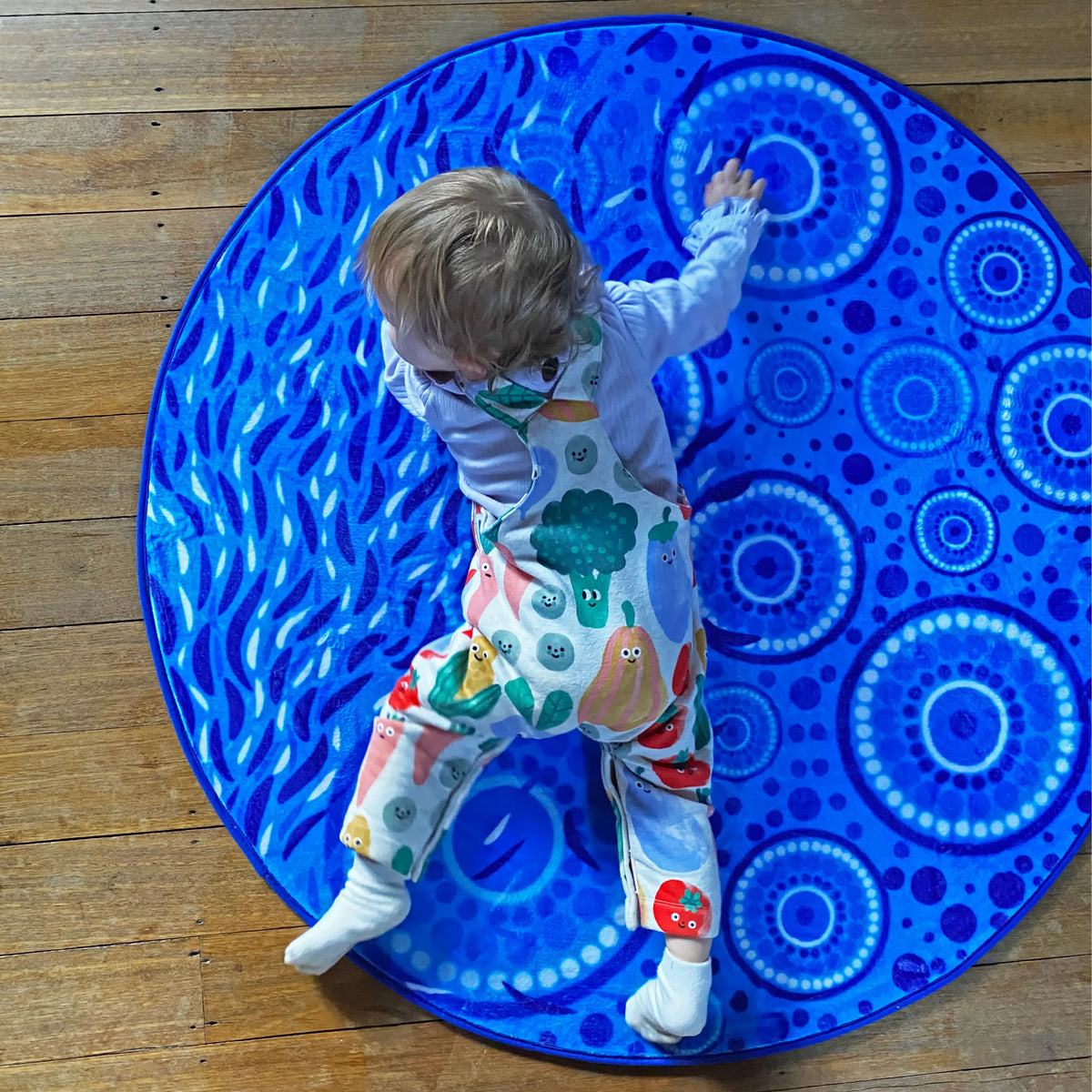 Indigenous Season Rugs Set of 6 — Makuru season rug view