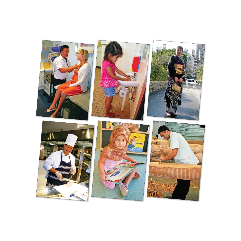 Multicultural People Poster Pack — educational classroom resource — Australian-made by Education National, ages 3+