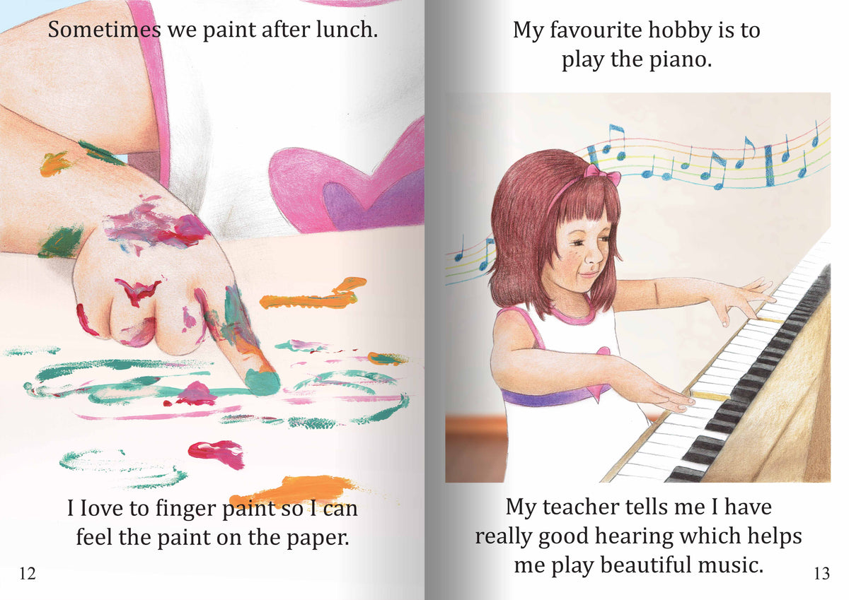 My name is Alice and i am blind Big Book (with FREE embossed braille alphabet poster) — additional view