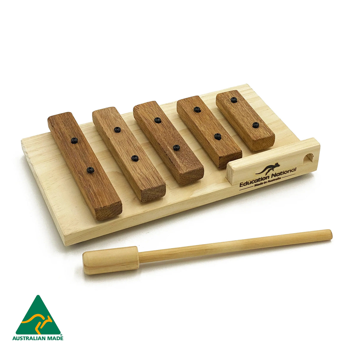 Natural Wooden Xylophone — Australian early childhood music instrument made from natural wood