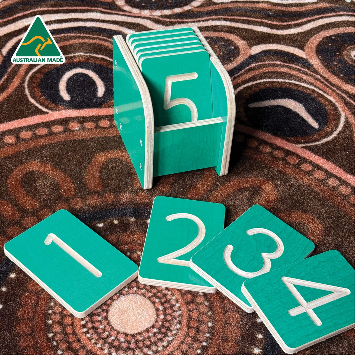 Finger Tracing Numbers Cards