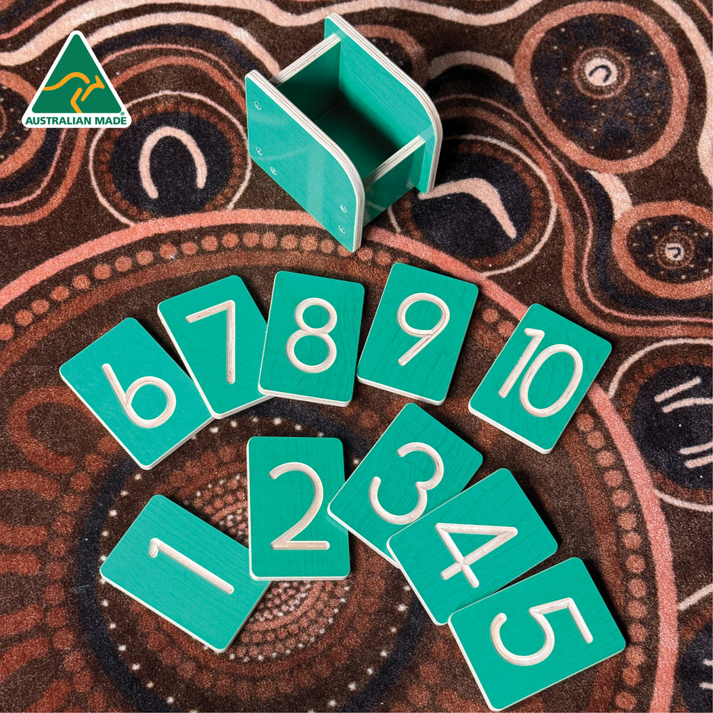Finger Tracing Numbers Cards