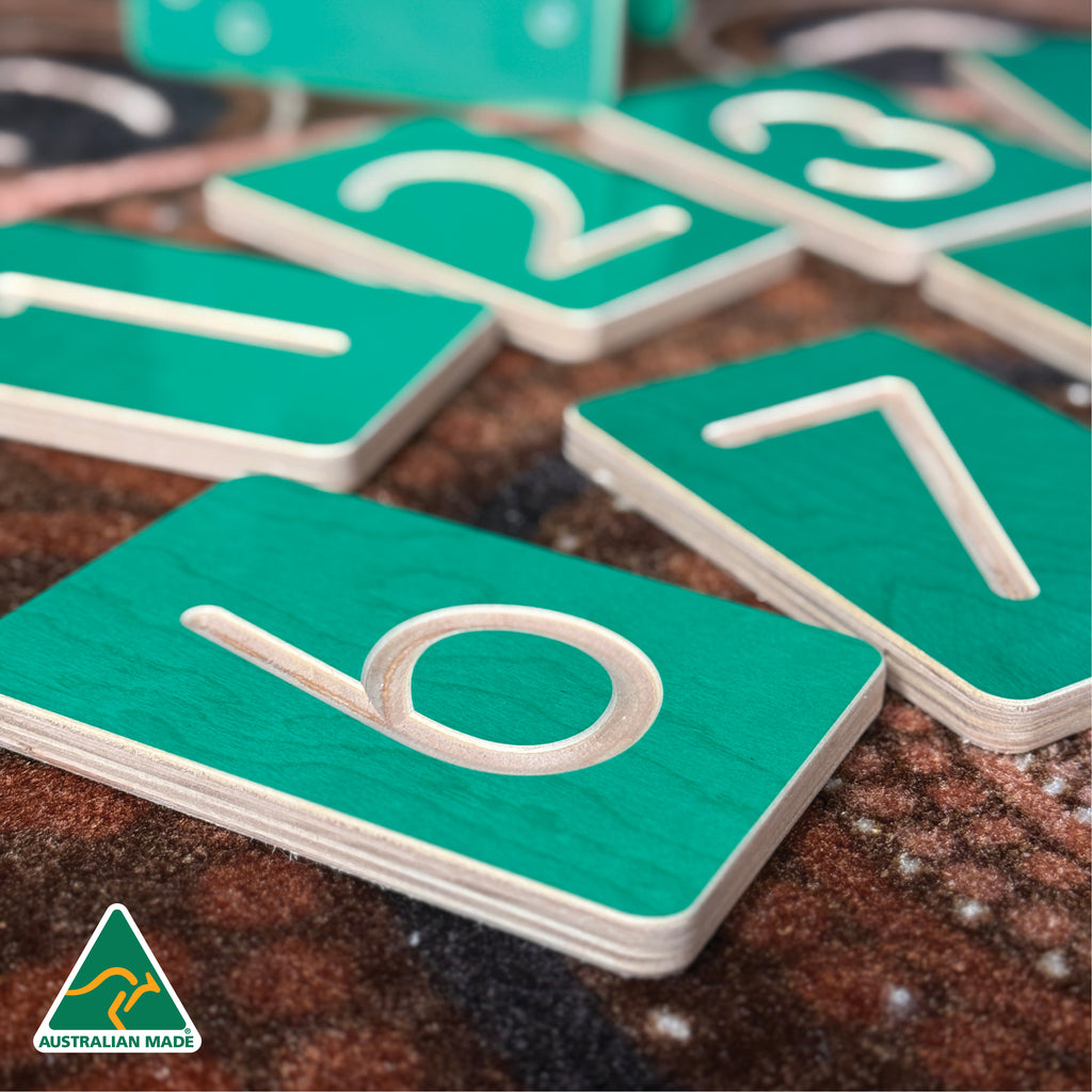 Finger Tracing Numbers Cards