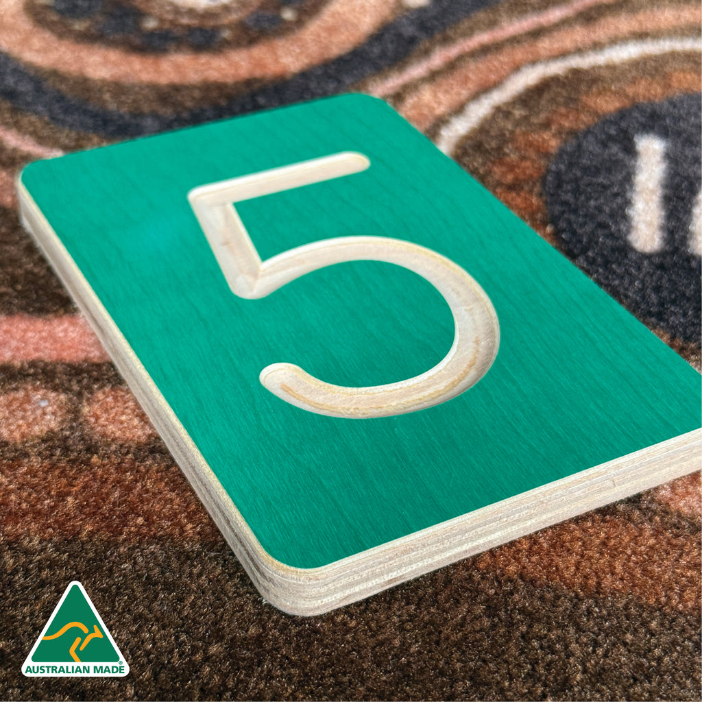 Finger Tracing Numbers Cards