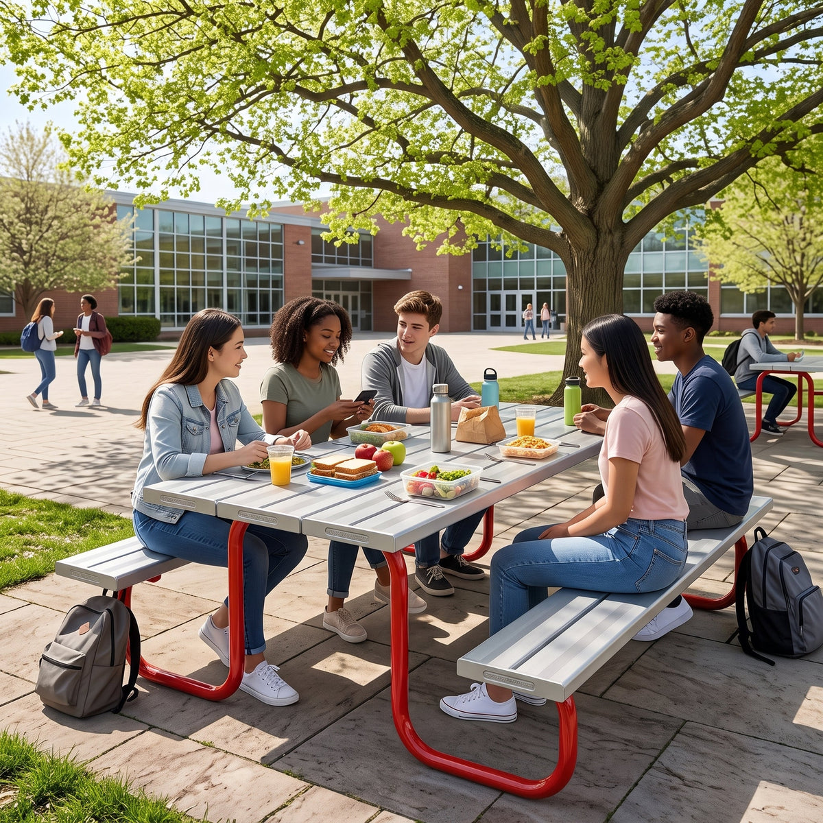 Aluminium Top Picnic Table - Primary