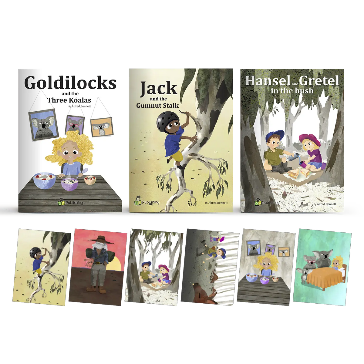 Outback Fairy Tale Big Book Set of 3 — Australian outback fairy tale big books with 6 FREE posters