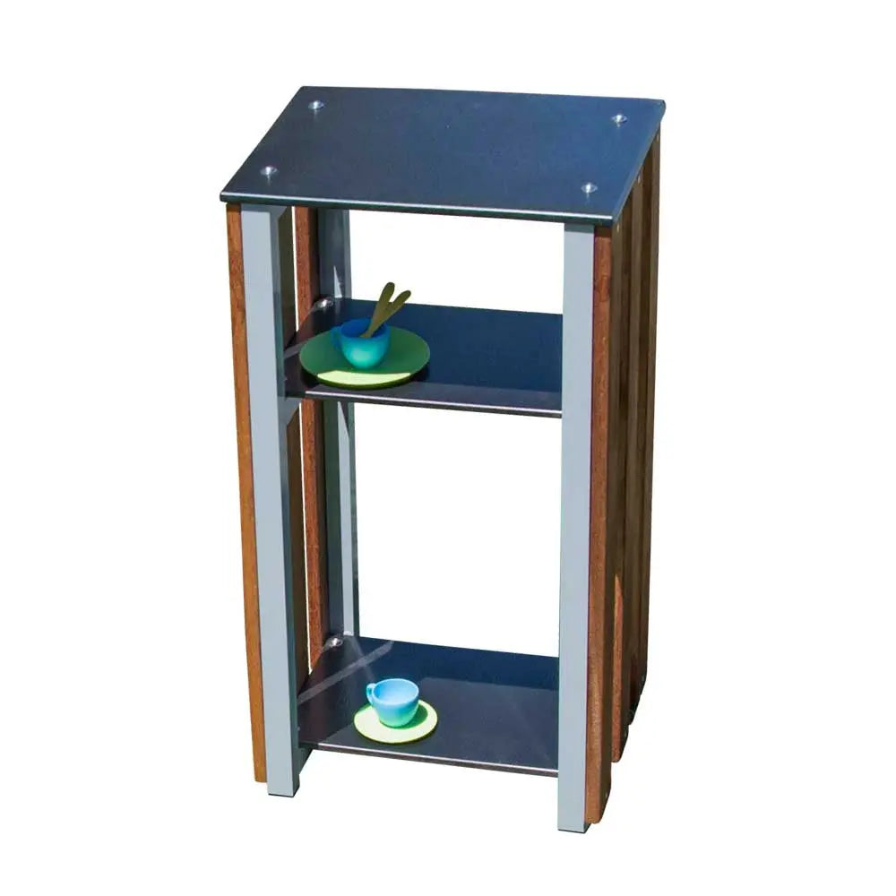 Outdoor Fridge — Australian-made wooden outdoor fridge for early childhood imaginative play