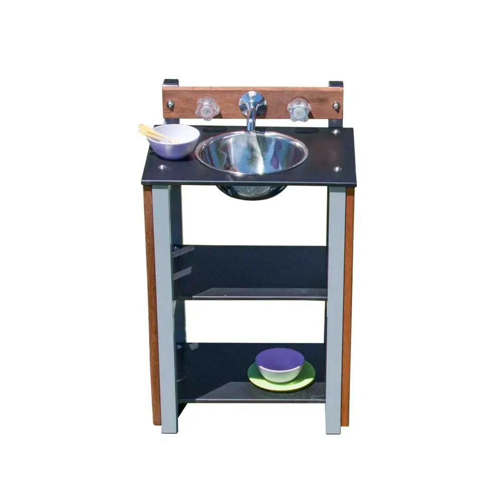Outdoor Sink — Australian-made wooden outdoor sink for early childhood imaginative play